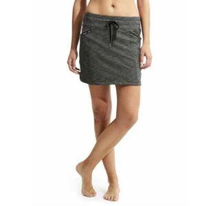 Athleta Metro Skort Drawstring Zip Pockets Style 212468 Sz XS‎ Dark Heather Grey